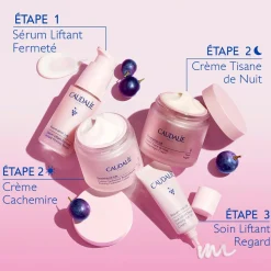 Crème Cachemire Redensifiante au Resvératrol, alternative au Rétinol - Recharge