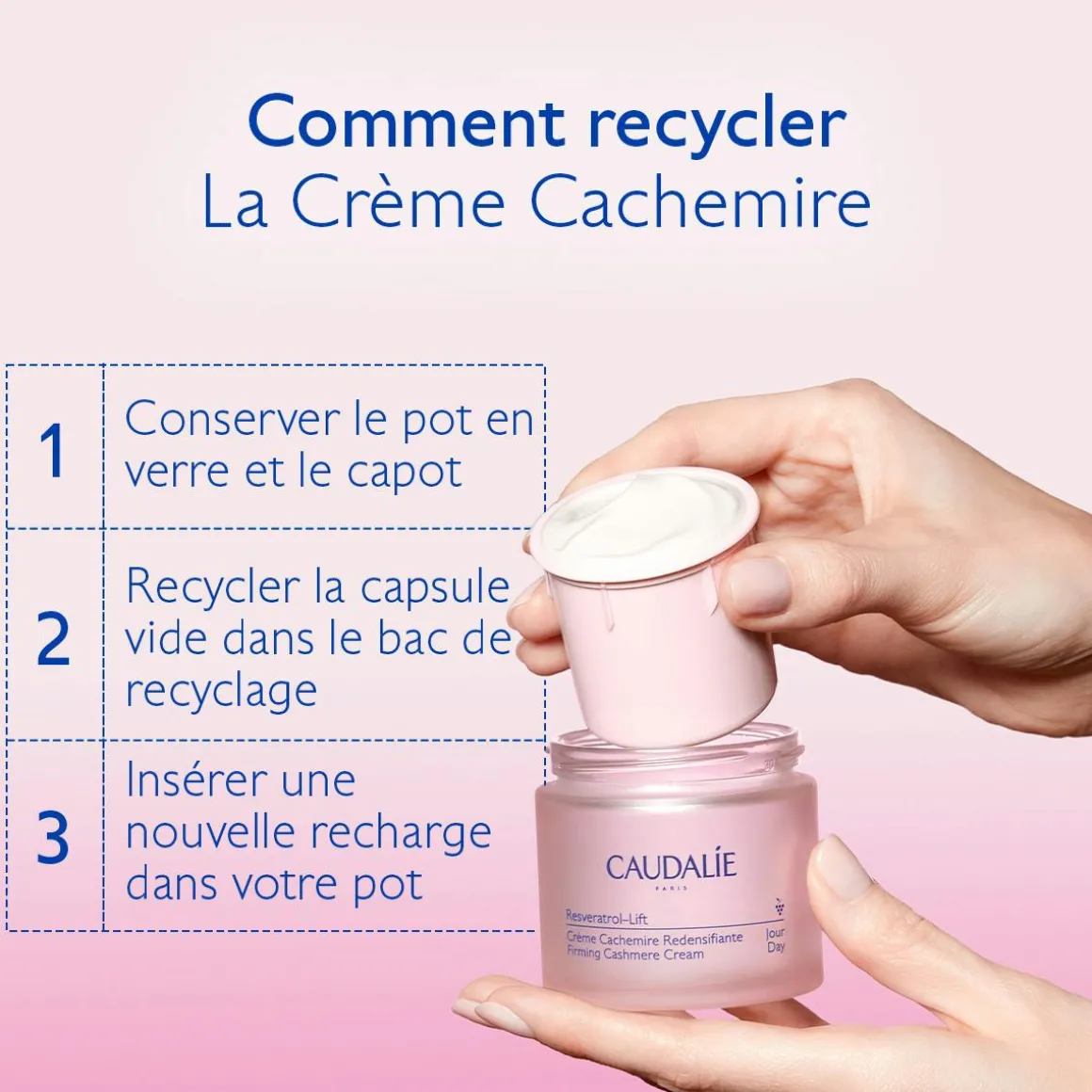 Crème Cachemire Redensifiante au Resvératrol, alternative au Rétinol - Recharge
