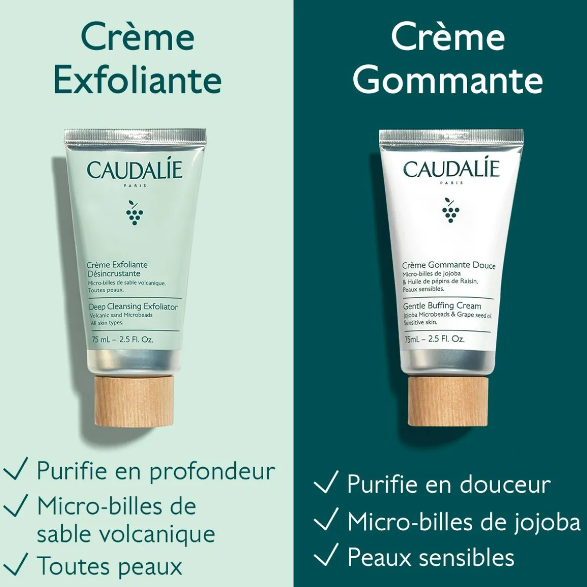 Crème Gommante Douce aux Micro Billes de Jojoba