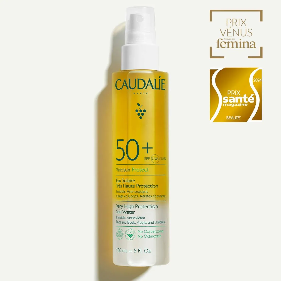 Eau Solaire Très Haute Protection SPF50+