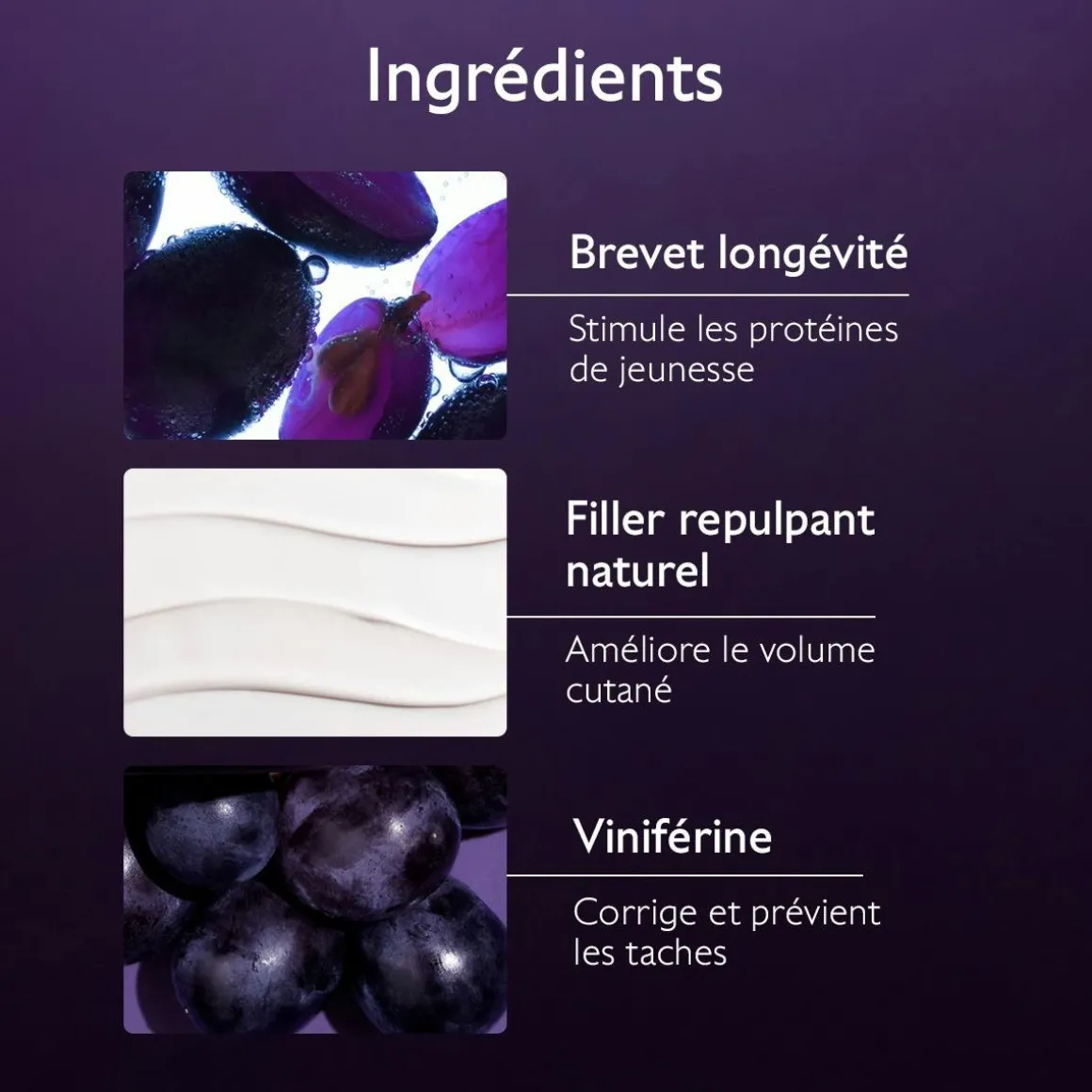 La Crème au Brevet Longévité & filler repulpant naturel