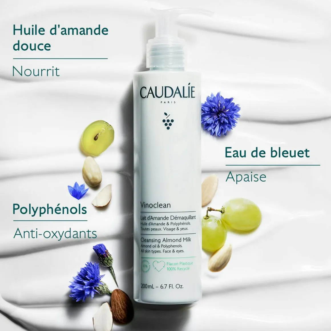 Lait d'Amande Démaquillant-200ml