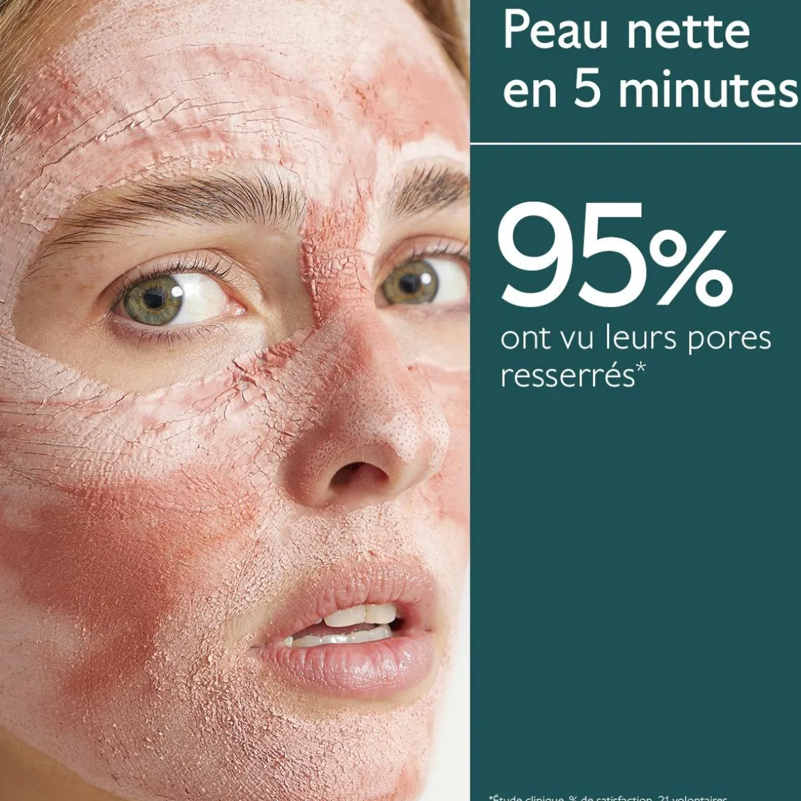 Masque Instant Détox à l'Argile Rose