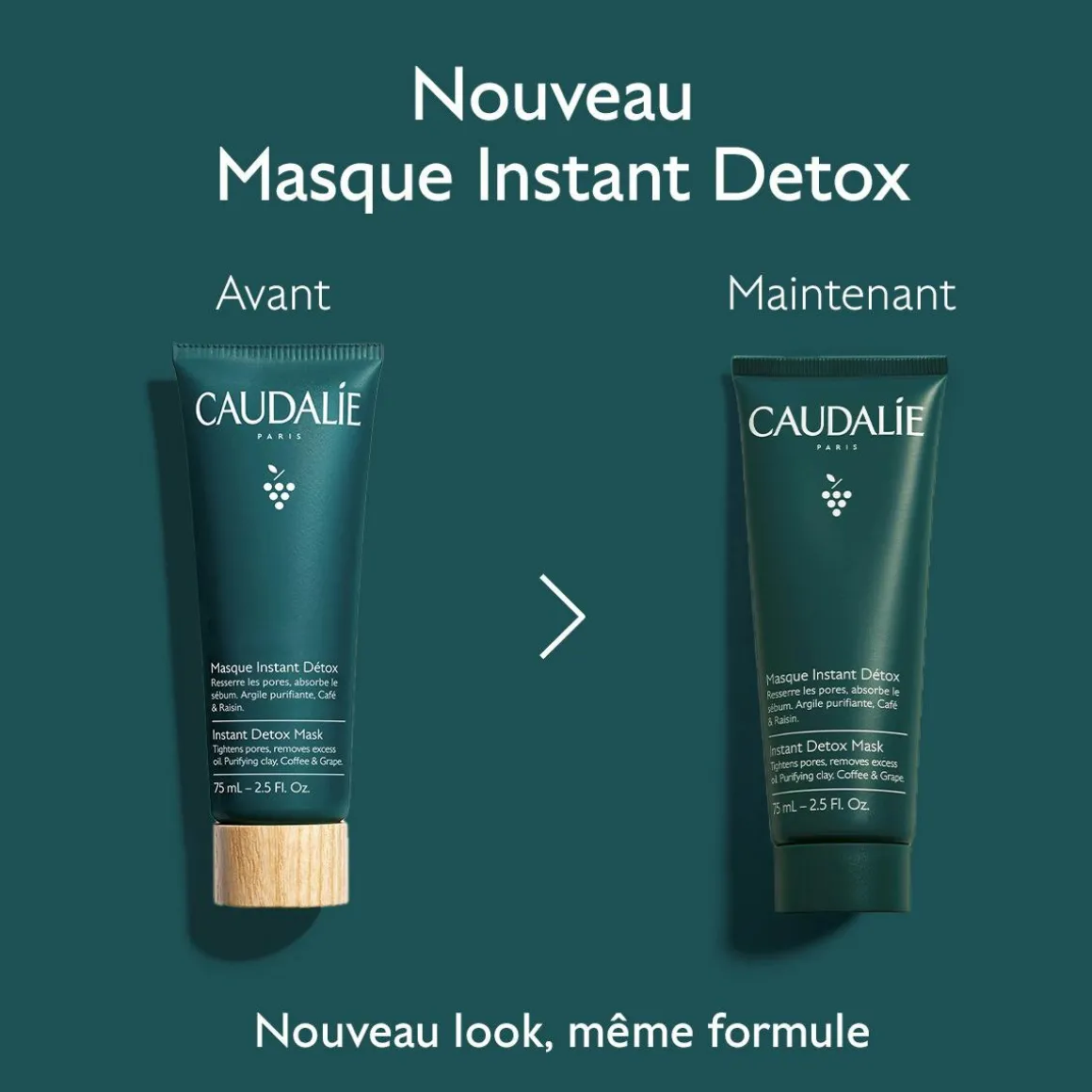 Masque Instant Détox à l'Argile Rose