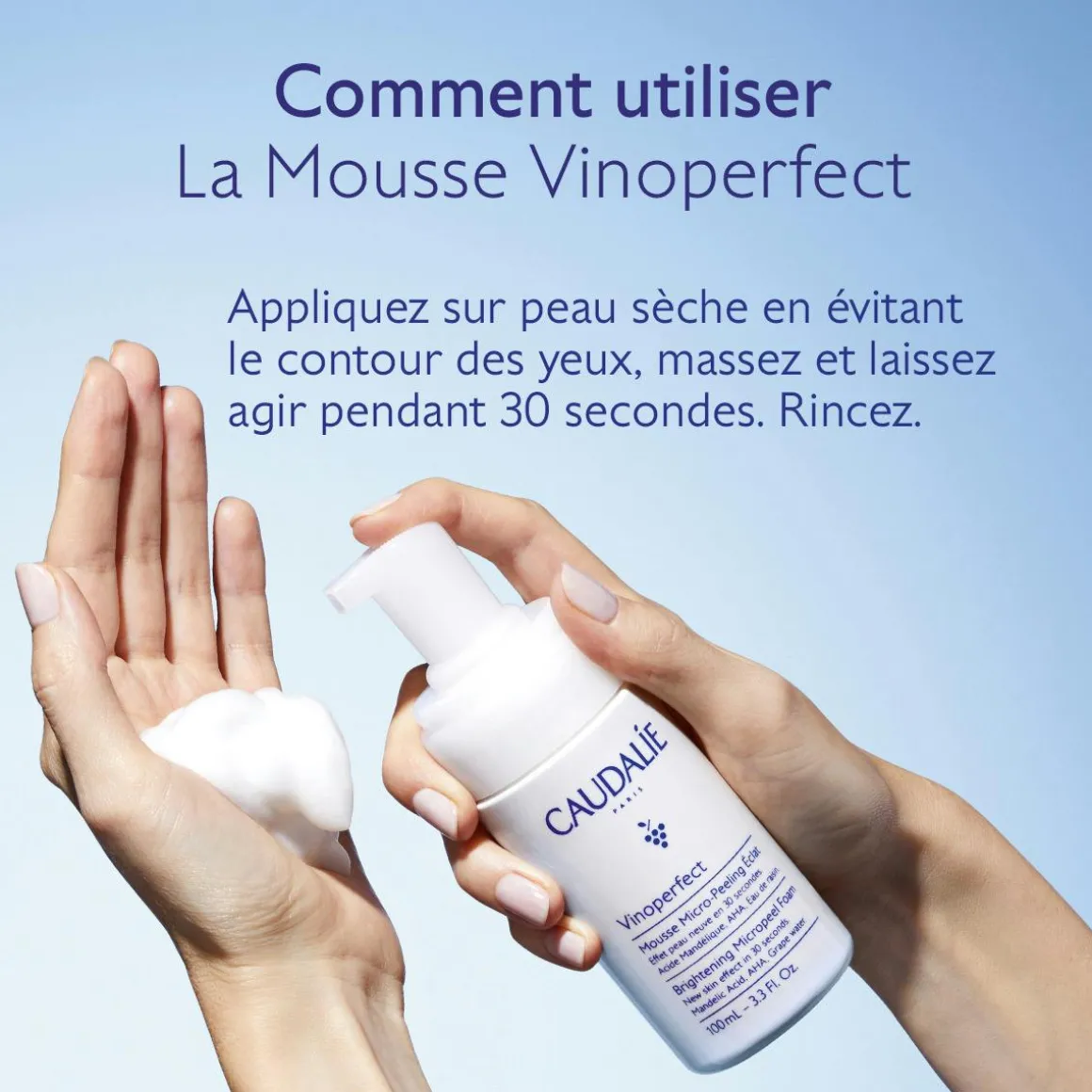 Mousse Micro-Peeling Éclat à l'Acide Mandélique (AHA) - 50mL