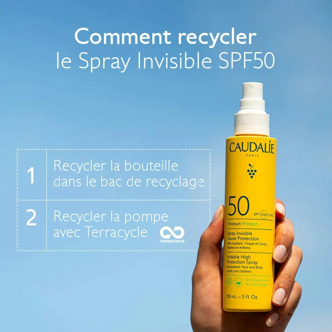 Spray Invisible Haute Protection SPF50